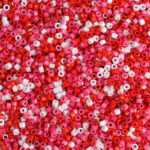 Oil-painted Solid-color Glass Seed Beads Round Beads