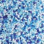 Oil-painted Solid-color Glass Seed Beads Round Beads