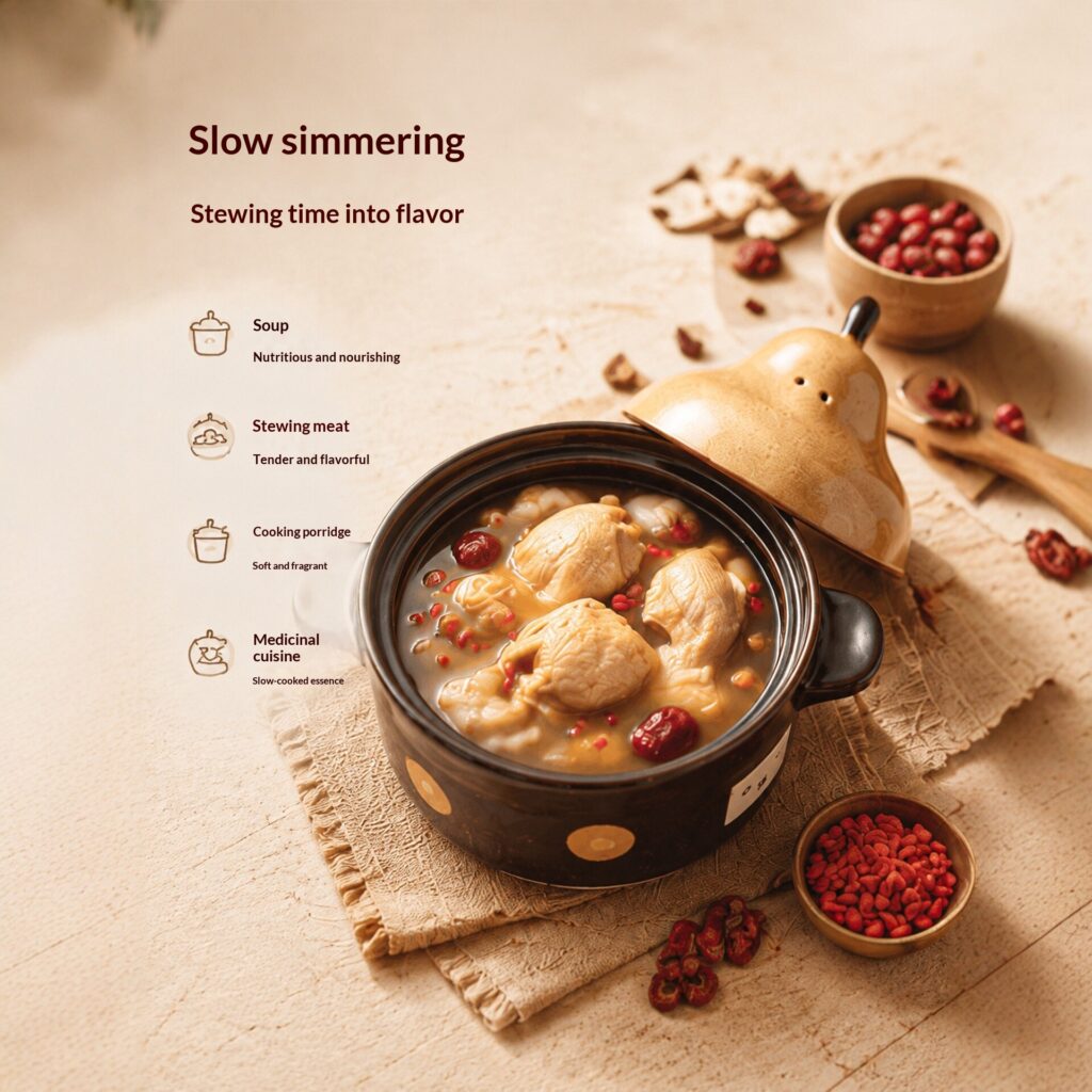High-Temperature Open-Flame Household Stew Pot