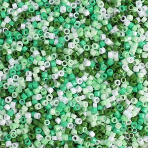 Oil-painted Solid-color Glass Seed Beads Round Beads