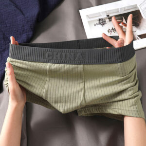 Summer-comfort Mid-rise Knitted Boxer Briefs