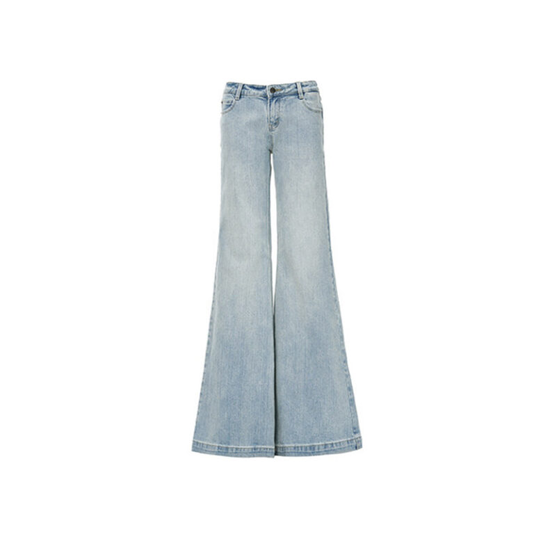 Womens Low-rise Vintage Bootcut Jeans