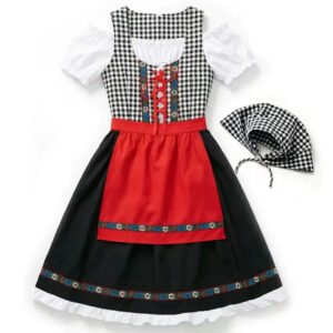 Oktoberfest German Bavarian Dirndl Costume Dress Halloween