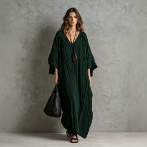 Seven-quarter Sleeve Kaftan Long-sleeved For Women