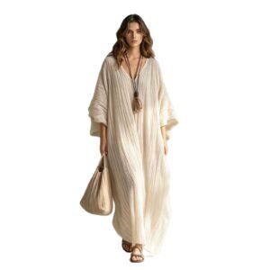 Seven-quarter Sleeve Kaftan Long-sleeved For Women