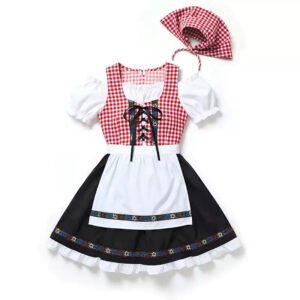Oktoberfest German Bavarian Dirndl Costume Dress Halloween