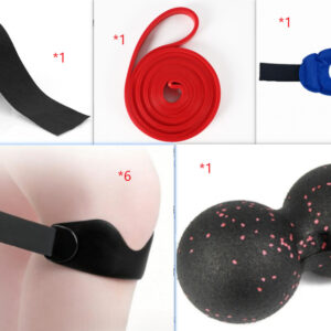 Fitness Basketball Jump Rope And Protective Gear Patellar Strap Set