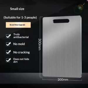 Mildew-proof Stainless Steel Double-sided Cutting Board Household