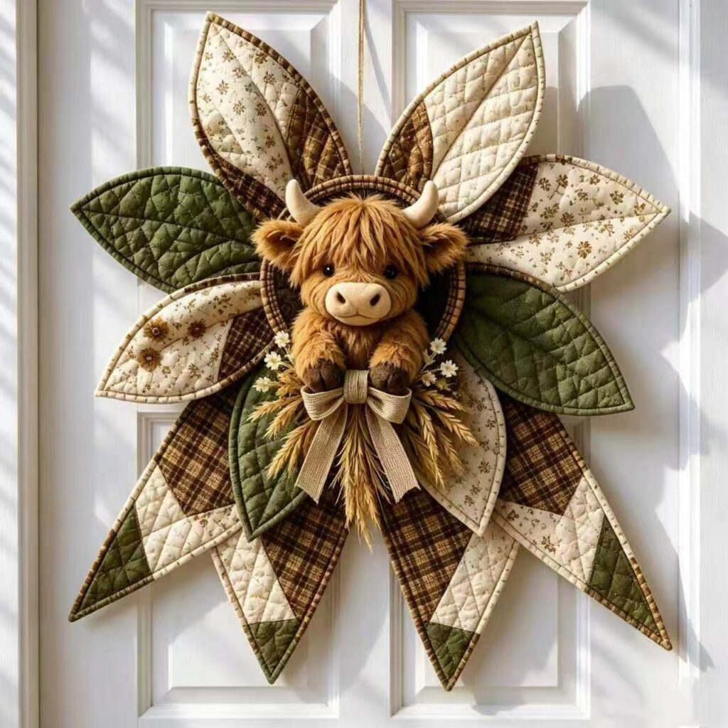 Large Patchwork Bow Garland Craft Kit