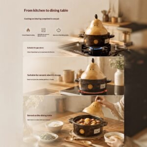 High-Temperature Open-Flame Household Stew Pot