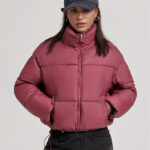 Stand-collar Puffer Cotton-padded Coat For Petite Figures