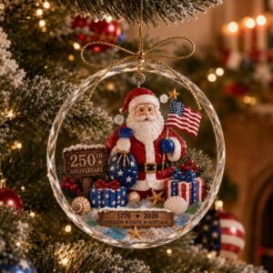 Marine Christmas Acrylic Craft Pendant