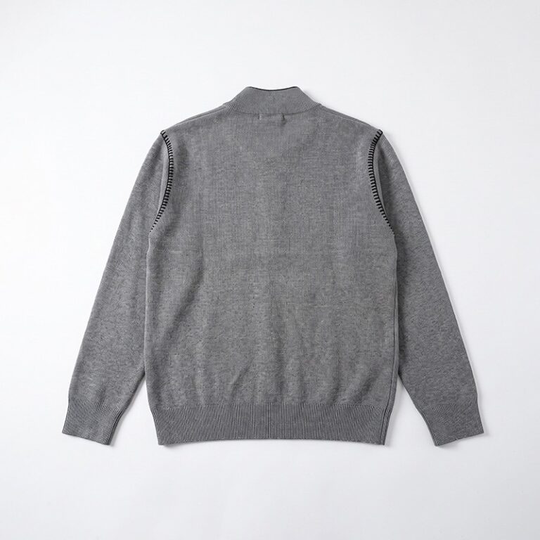 Fashionable Casual Stand-collar Long-sleeved Sweater Men’s Coat