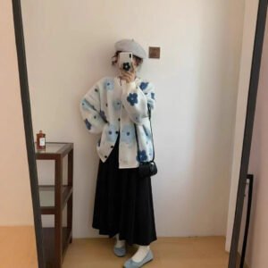 Women's Retro Loose Soft Knit Cardigan