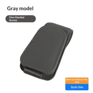 Solid-color Multi-functional Leather Glasses Clip For Cars