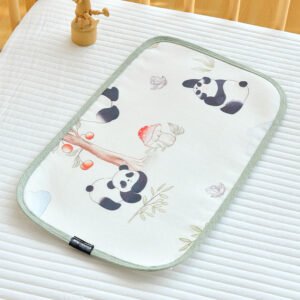 Sweat-absorbent Breathable Ramie Cloud-pattern Pillowcase