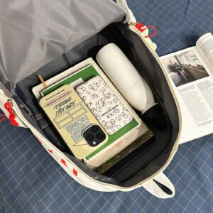 Casual Versatile Backpack With Letter Print