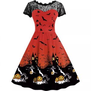 Halloween Costume Womens Casual Dress