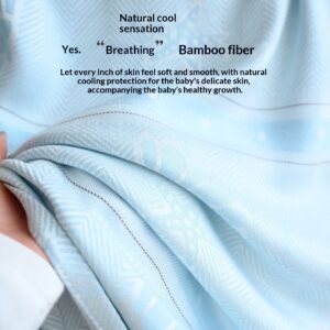 Bamboo Fiber Blanket Breathable Summer Quilt For Kindergarten Children