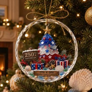Marine Christmas Acrylic Craft Pendant