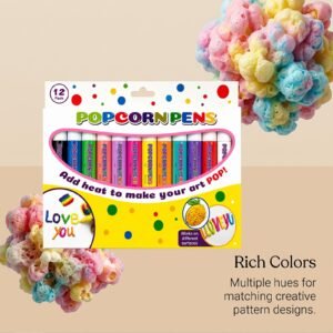 Smooth And Easy To Color Popcorn Pen Set