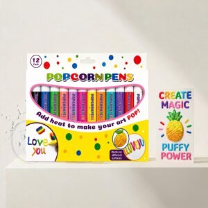 Smooth And Easy To Color Popcorn Pen Set