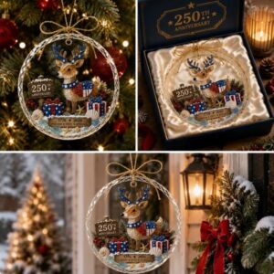 Marine Christmas Acrylic Craft Pendant