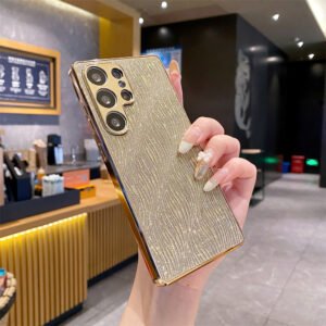 A56 Electroplated Glitter Water-wave Phone Case