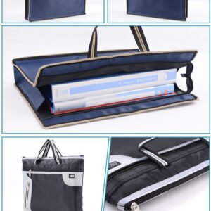 Multifunctional Zipper, Convenient To Carry And Store Document Bag