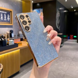 A56 Electroplated Glitter Water-wave Phone Case