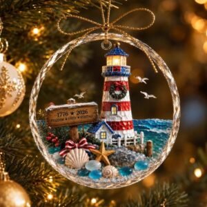 Marine Christmas Acrylic Craft Pendant