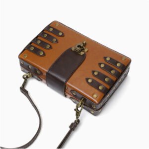 Womens Shoulder And Crossbody Bag In Retro Punk Style European And American Inspired