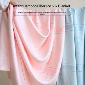 Bamboo Fiber Blanket Breathable Summer Quilt For Kindergarten Children