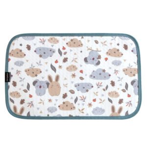 Sweat Absorbent Breathable Flat Pillow With A Cool Touch Pillowcase