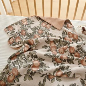 Baby Pure Cotton Gauze Mattress And Duvet Cover Set For Kindergarten Children