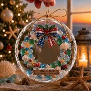 Marine Christmas Acrylic Craft Pendant