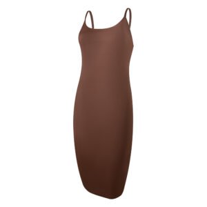 Seamless Strap Long Sheath Dress For Women