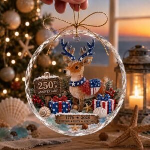 Marine Christmas Acrylic Craft Pendant