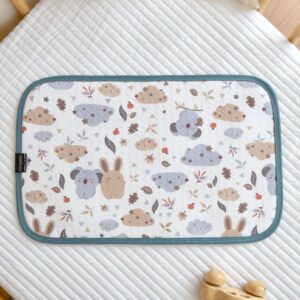 Sweat Absorbent Breathable Flat Pillow With A Cool Touch Pillowcase