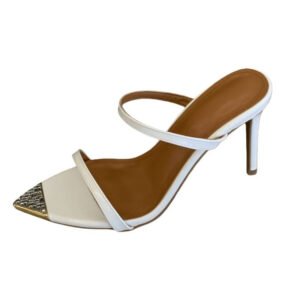 Pointed Toe Rhinestone Mules Slingback Ultra High Heel