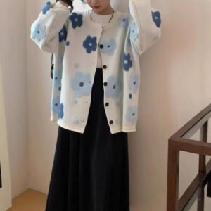 Women's Retro Loose Soft Knit Cardigan