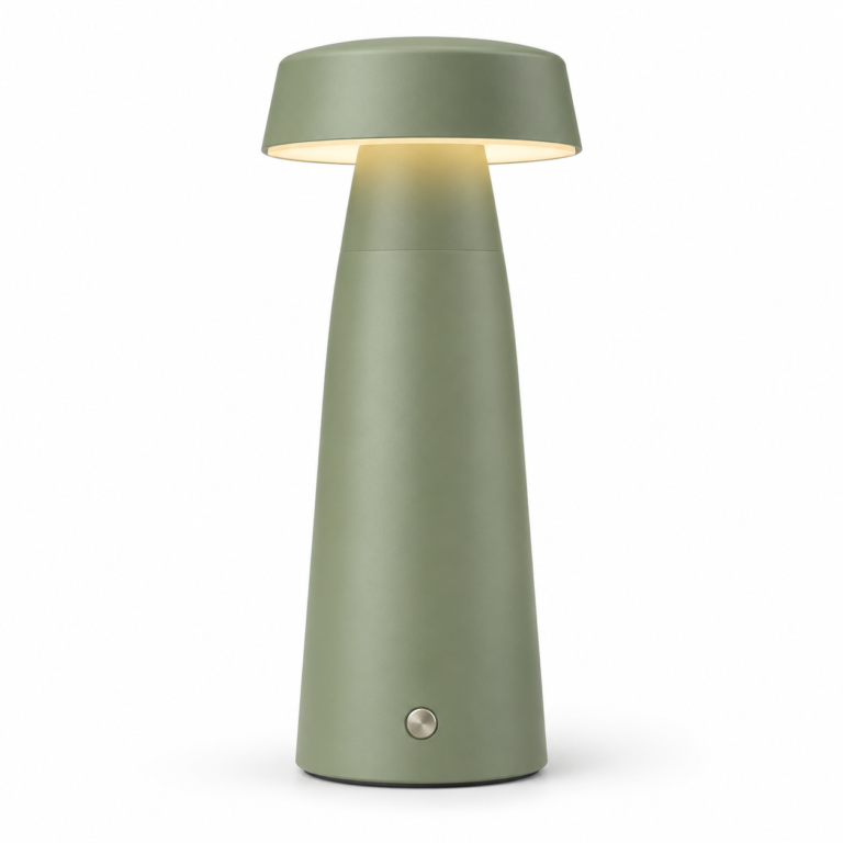 Modern Rechargeable LED Touch Table Lamp – Sage Green…. walm