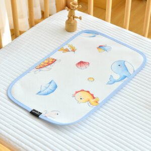 Sweat-absorbent Breathable Ramie Cloud-pattern Pillowcase