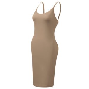 Seamless Strap Long Sheath Dress For Women