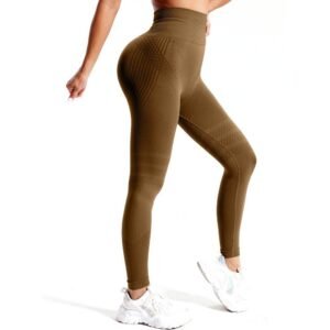 High-waisted Highly Elastic Knit Peach-butt Pants