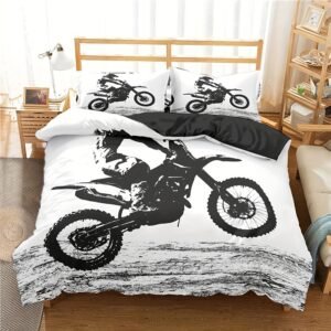 Three-piece Bedding Cross-country Motorcycle